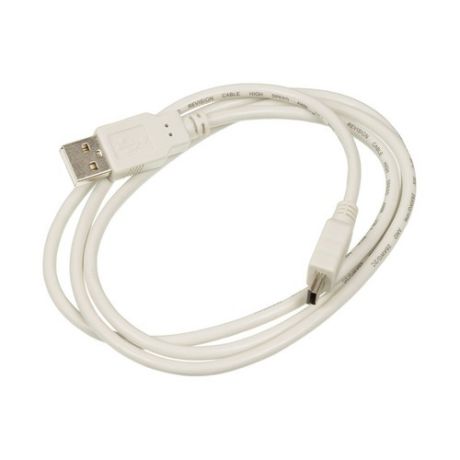 Кабель USB2.0 NINGBO USB A(m) - mini USB B (m), 1м, серый [usb2.0-m5p]