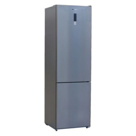 Холодильник SHIVAKI BMR-2001DNFX, двухкамерный, нержавеющая сталь