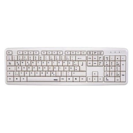 Клавиатура HAMA Verano, USB, белый [r1053931]