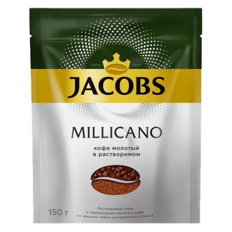 Кофе растворимый JACOBS MONARCH Millicano, 150грамм [8050064]