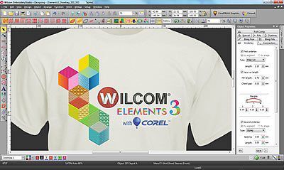 Программное обеспечение для создания дизайнов вышивки Wilcom Embroidery Studio E3 Desining with CorelDraw