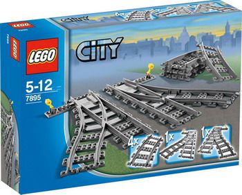 Конструктор Lego City Железнодорожные стрелки 7895
