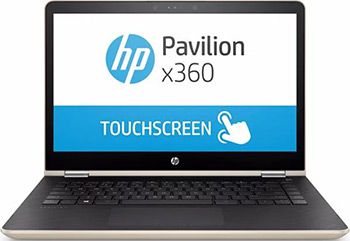 Ноутбук HP Pavilion x 360 14-ba 017 ur <1ZC 86 EA> i3-7100 U (Silk Gold)