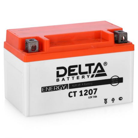 Аккумулятор Delta CT 1207 12V 7а/ч (YTX7A-BS) AGM