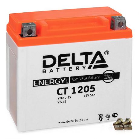 Аккумулятор Delta CT 1205 12V 5а/ч (YTX5L-BS) AGM
