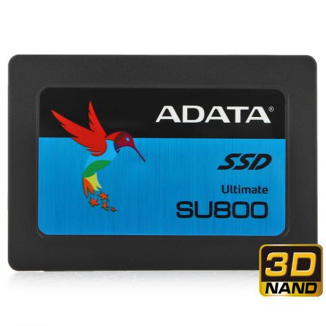 SSD накопитель 256ГБ, 2.5", SATA III, ADATA Ultimate SU800, ASU800SS-256GT-C
