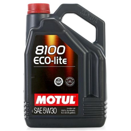 Моторное масло MOTUL 8100 Eco-Lite 5W-30 5 л, синтетическое