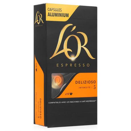 капсулы L`OR Espresso Delizioso, 10 капсул