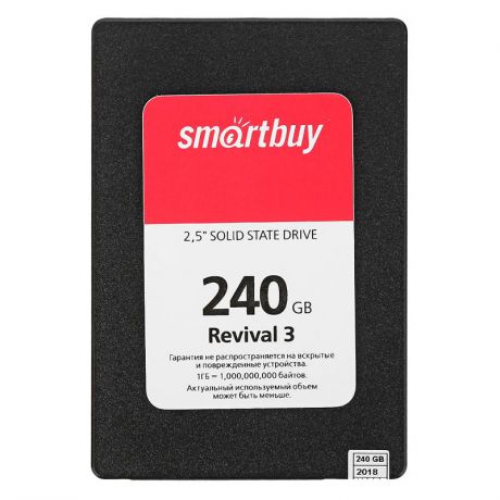 SSD накопитель 240ГБ, SmartBuy Revival 3, SB240GB-RVVL3-25SAT3