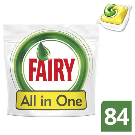 Капсулы для посудомоечной машины Fairy Original all in one 84 шт.