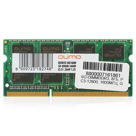 SO-DIMM DDR3, 8ГБ, Qumo