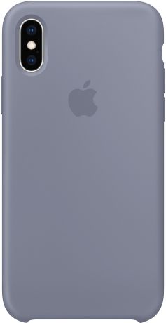 Клип-кейс Apple Silicone для iPhone XS (темная лаванда)