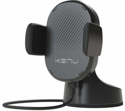 Автомобильное зарядное устройство Kenu Airbase Wireless Fast Charging Suction Mount (черный)