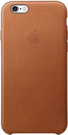 Клип-кейс Apple для iPhone 6/6S кожаный (золотой с коричневым)