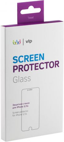Защитное стекло VLP для iPhone SE/5/5C/5S (глянцевое)