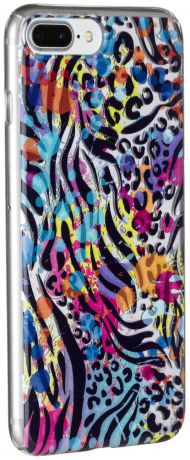 Клип-кейс Deppa Art Animal Print для Apple iPhone 7 Plus/8 Plus рисунок &quot;Гепард&quot; (разноцветный)