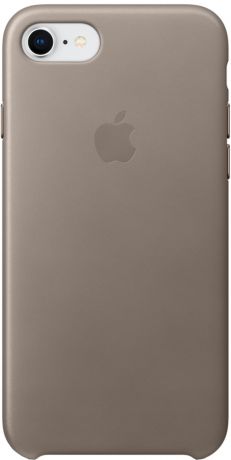 Клип-кейс Apple Leather Case для iPhone 7/8 (платиново-серый)