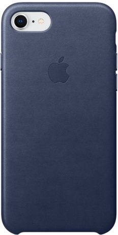 Клип-кейс Apple Leather Case для iPhone 7/8 (темно-синий)