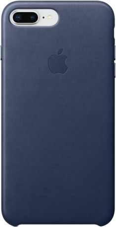 Клип-кейс Apple Leather Case для iPhone 7/8 Plus (темно-синий)