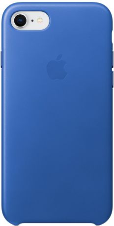 Клип-кейс Apple Leather Case для iPhone 8/7 (синий электрик)