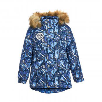 Kisu Куртка (синий с принтом)