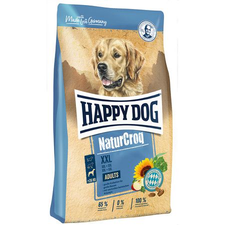 Happy Dog Сухой корм Happy Dog Natur Croq XXL для взрослых собак крупных и гигантских пород - 15 кг