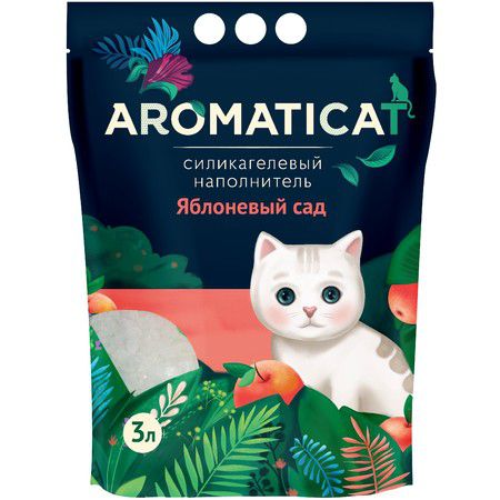 Aromaticat AromatiCat Силикагелевый наполнитель Яблоневый сад