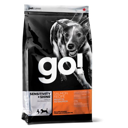 GO! Natural Holistic GO! Sensitivity + Shine GF сухой корм для щенков и собак с чувствительным пищеварением с лососем и овсянкой - 5,45 кг