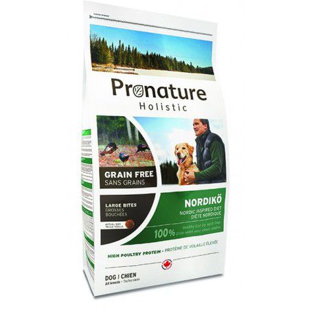 PRONATURE Сухой корм Pronature Holistic Grain Free Nordiko для собак (крупная гранула) - 12 кг