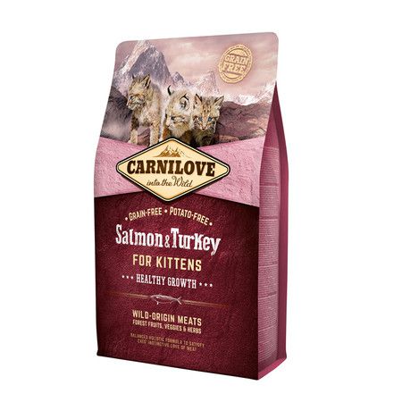 CarniLove Сухой корм Carnilove Salmon & Turkey for Kittens для котят с лососем и индейкой