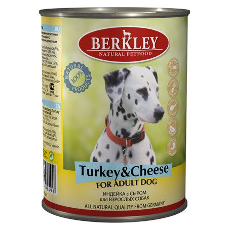 Berkley Berkley Adult Dog Turkey & Cheese