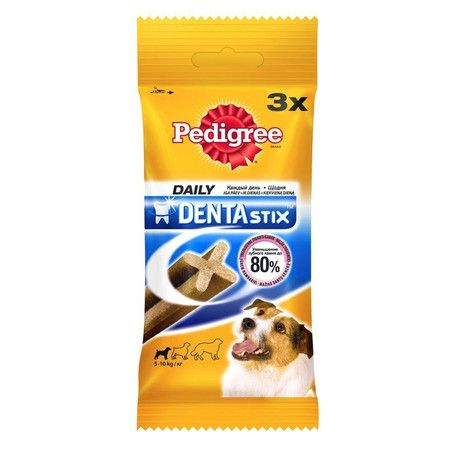 Pedigree Pedigree Denta Stix лакомство для взрослых собак мелких пород в форме мясных палочек - 45 г