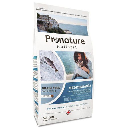 PRONATURE Сухой корм Pronature Holistic Grain Free для кошек Средиземноморское меню - 2 кг