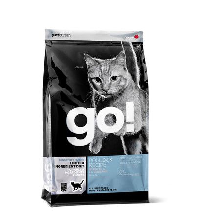 GO! Natural Holistic GO! Sensitivity + Shine GF сухой беззерновой корм для котят и кошек для чувствительного пищеварения с треской