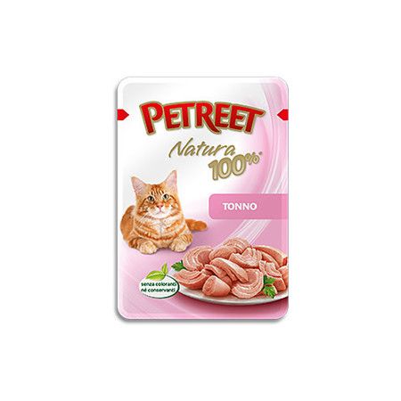 PETREET Petreet Natura для кошек Тунец - 85 гр х 24 шт