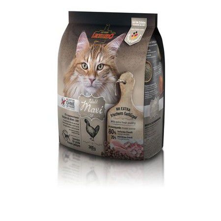 Leonardo Сухой беззерновой корм Leonardo Adult Maxi GF для взрослых кошек крупных пород с птицей - 300 г