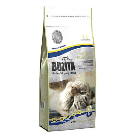 Bozita Bozita Feline Indoor & Steralised сухой корм для домашних и стерилизованных кошек с курицей - 2 кг