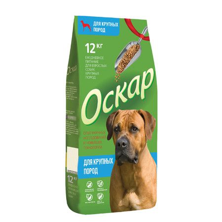 Оскар Оскар сухой корм для собак крупных пород с говядиной