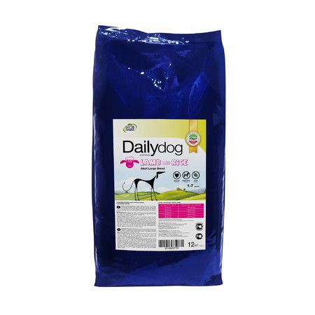 Dailydog Сухой корм Dailydog Adult Large Breed lamb and rice для взрослых собак крупных пород с ягненком и рисом - 12 кг