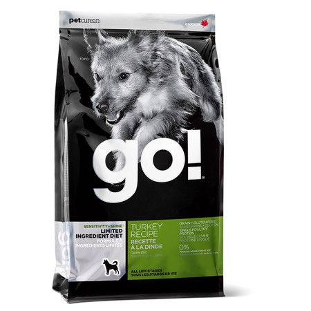 GO! Natural Holistic GO! Sensitivity + Shine сухой беззерновой корм для щенков и собак с чувствительным пищеварением с индейкой