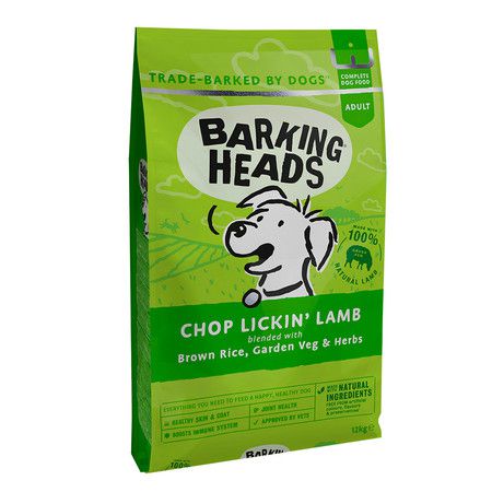 Barking Heads Cухой корм класса холистик Barking Heads Мечты о ягненке для взрослых собак с ягненком и рисом - 12 кг