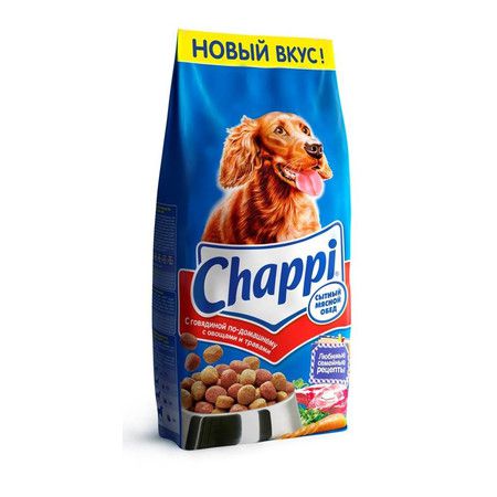 Chappi Chappi сухой корм с говядиной, овощами и травами для взрослых собак - 15 кг
