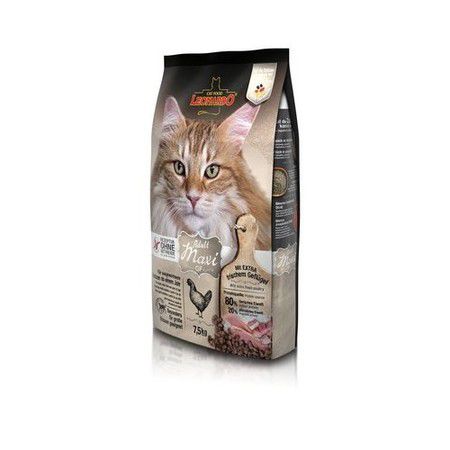 Leonardo Сухой беззерновой корм Leonardo Adult Maxi GF для взрослых кошек крупных пород с птицей - 7,5 кг
