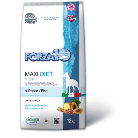 Forza10 Forza10 Diet для взрослых собак крупных пород из океанической рыбы с микрокапсулами - 12 кг