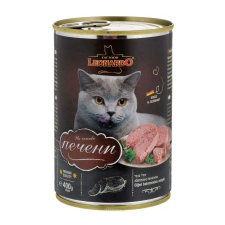 Leonardo Консервированный корм Leonardo Quality Selection для кошек с печенью - 400 г