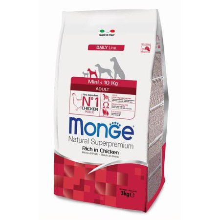 MONGE Monge Dog Mini корм для взрослых собак мелких пород - 3 кг