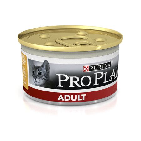 Purina PRO PLAN Влажный корм Purina Pro Plan для взрослых кошек с курицей в консервах - 85 г