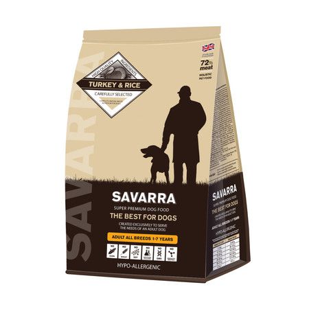Savarra Savarra Adult Dog Turkey Сухой корм для взрослых собак с индейкой и рисом - 12 кг
