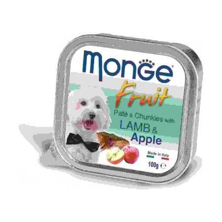 MONGE Monge Dog Fresh консервы для собак ягненок с яблоком 100 гр х 32 шт