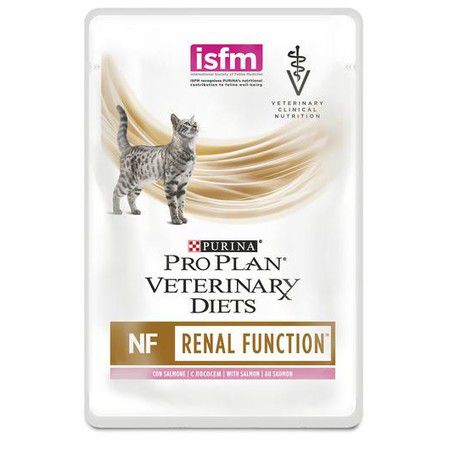Purina Veterinary Purina Pro Plan Veterinary diets NF ST/OX RENAL FUNCTION для кошек при патологии почек с лососем - 85 гр х 10 шт